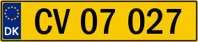 Truck License Plate